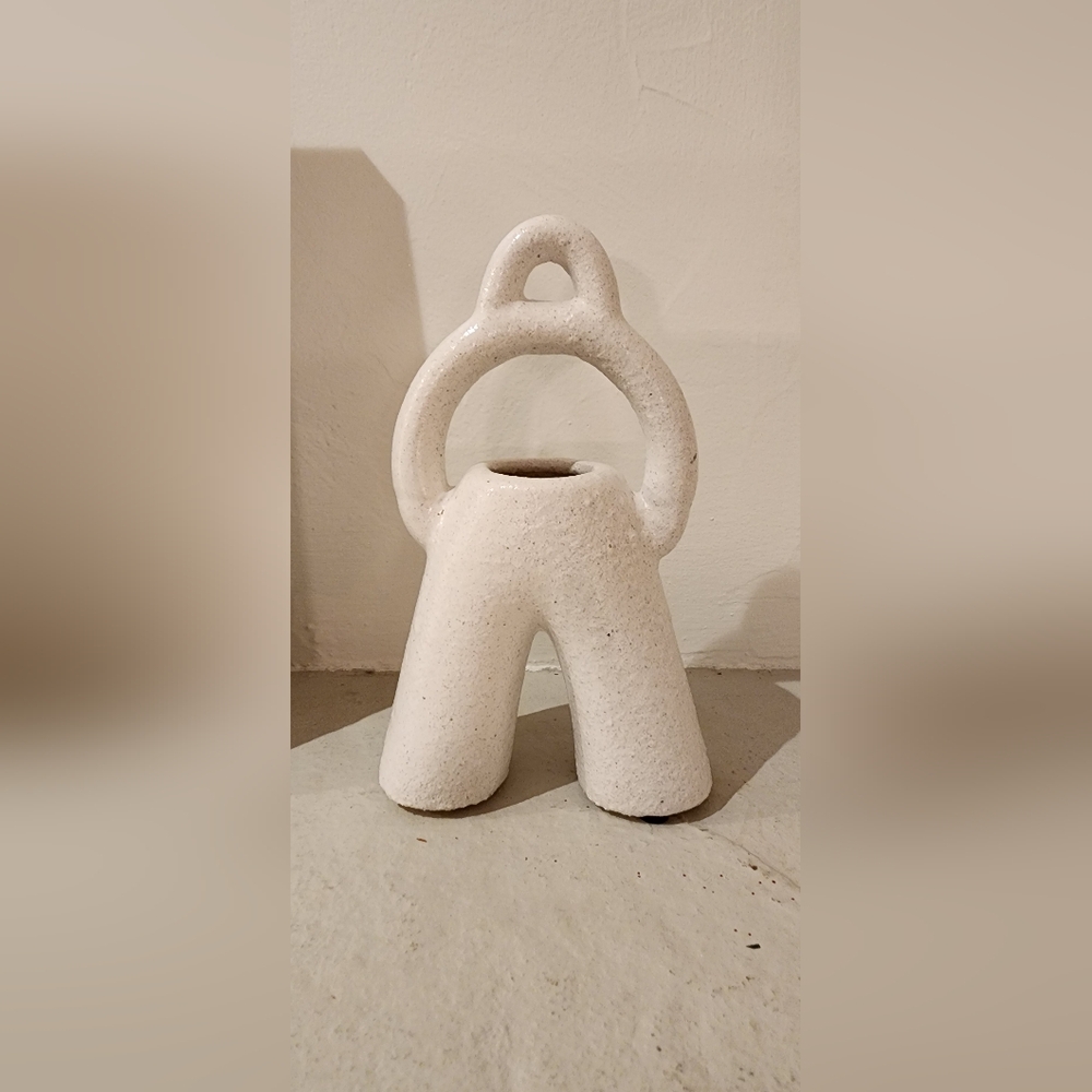 Celso Handmade Ceramic Table Vase By AllModern 9 In - Picture 4 of 4